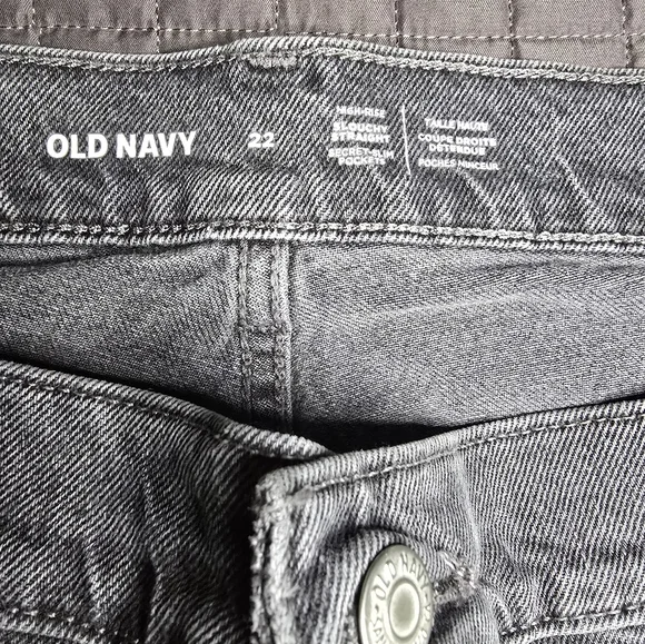 Old Navy Womens Grey Button Fly Jeans Size 22 Nwot - Picture 6 of 9